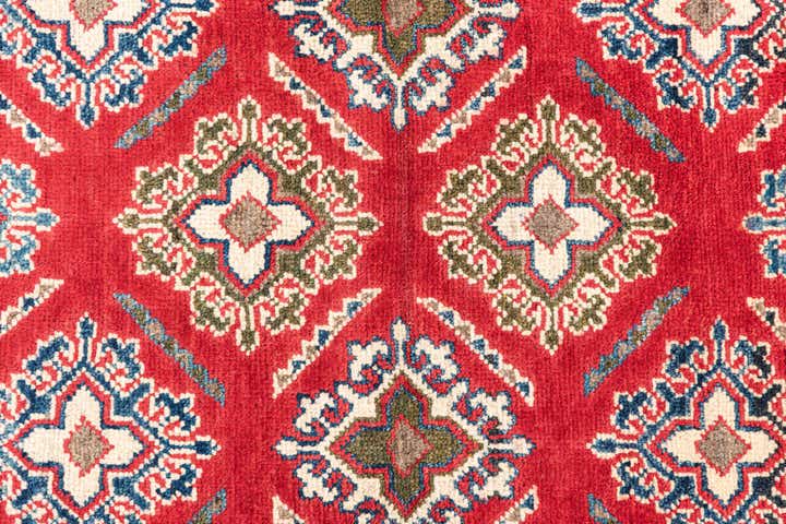 4' 1 x 6' 2 Hand Knotted Kazak Rug