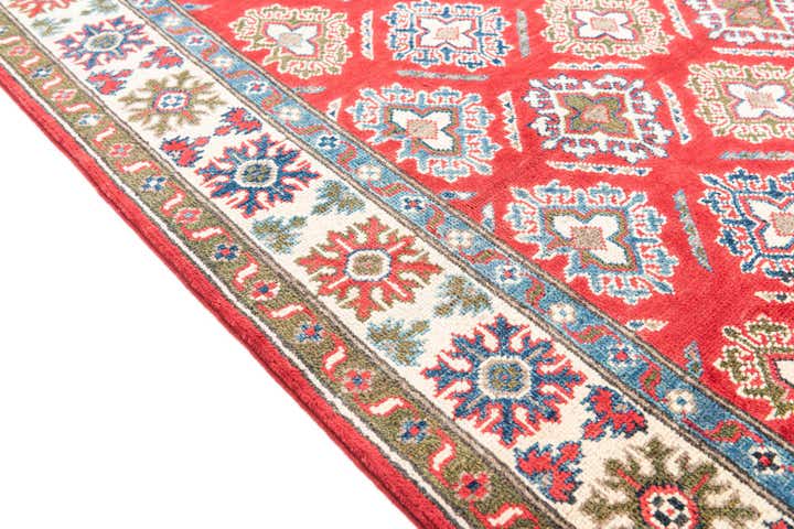 4' 1 x 6' 2 Hand Knotted Kazak Rug