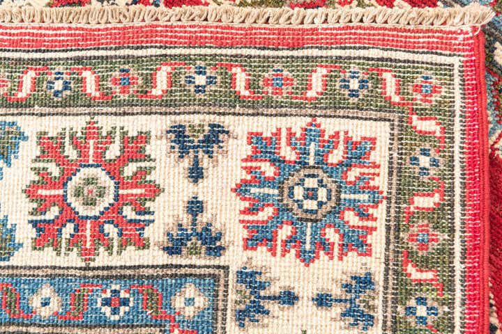 4' 1 x 6' 2 Hand Knotted Kazak Rug