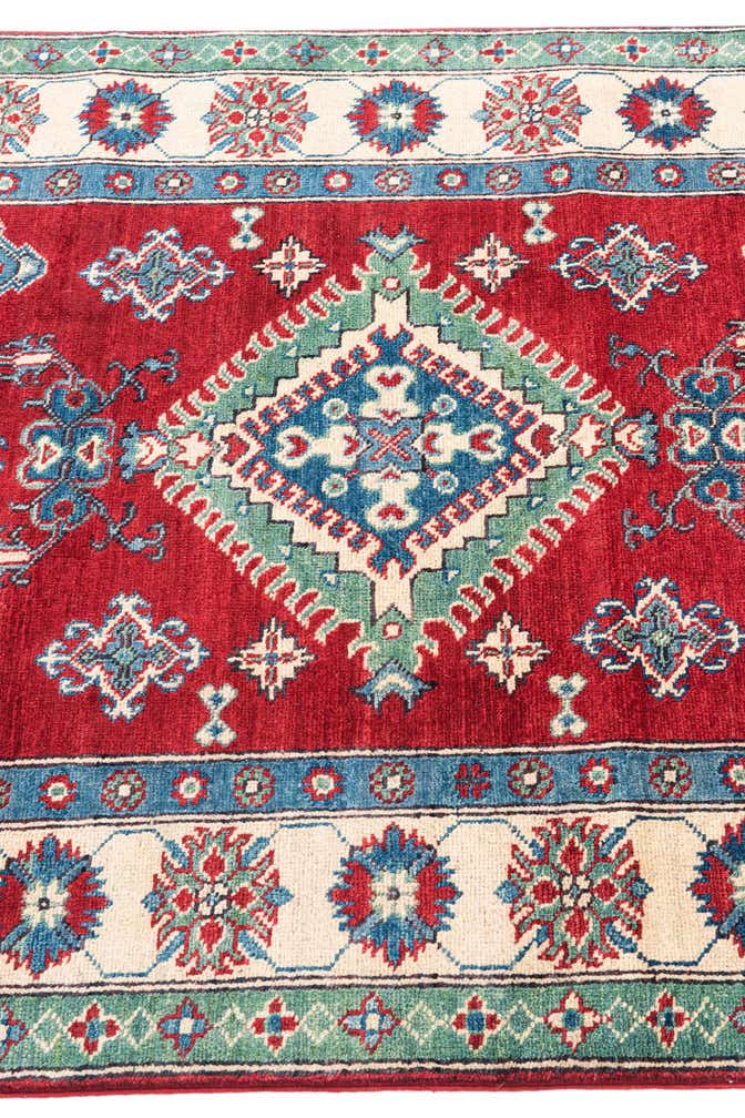 3' 9 x 5' 10 Hand Knotted Kazak Rug