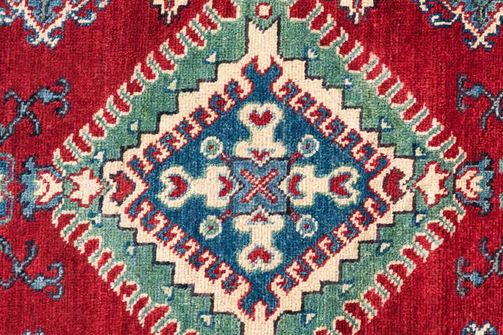 3' 9 x 5' 10 Hand Knotted Kazak Rug