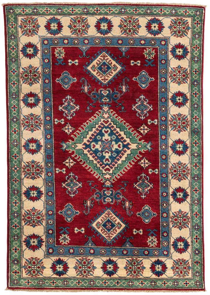 3' 9 x 5' 10 Hand Knotted Kazak Rug