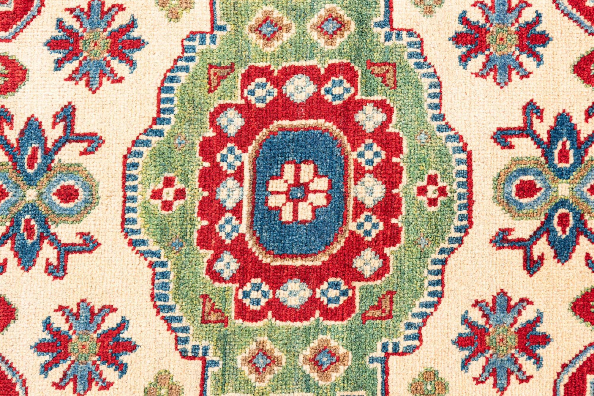 4' x 6' Hand Knotted Kazak Rug