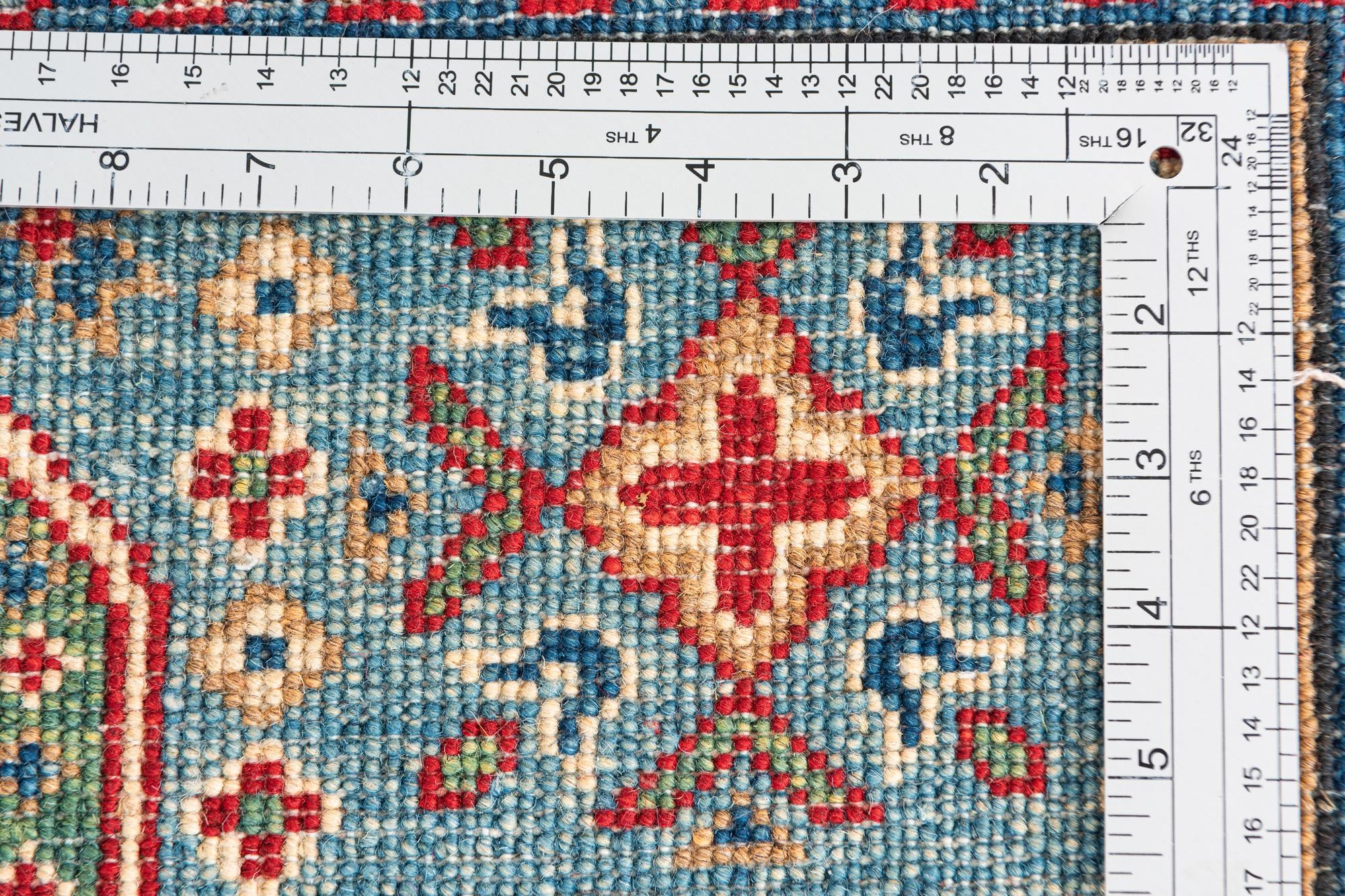 4' x 6' Hand Knotted Kazak Rug