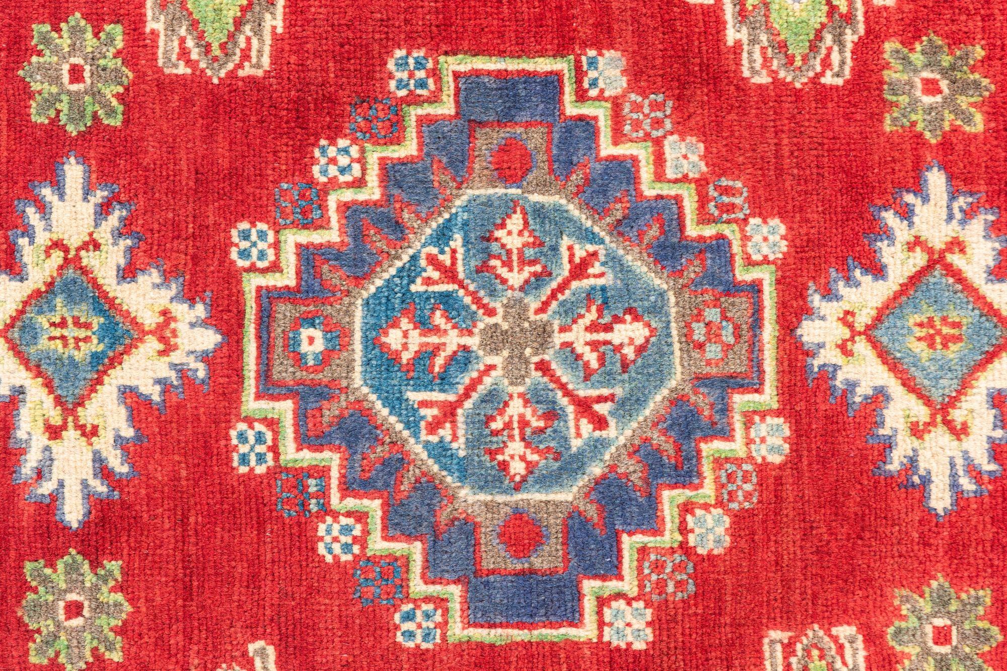 4' 1 x 5' 10 Hand Knotted Kazak Rug