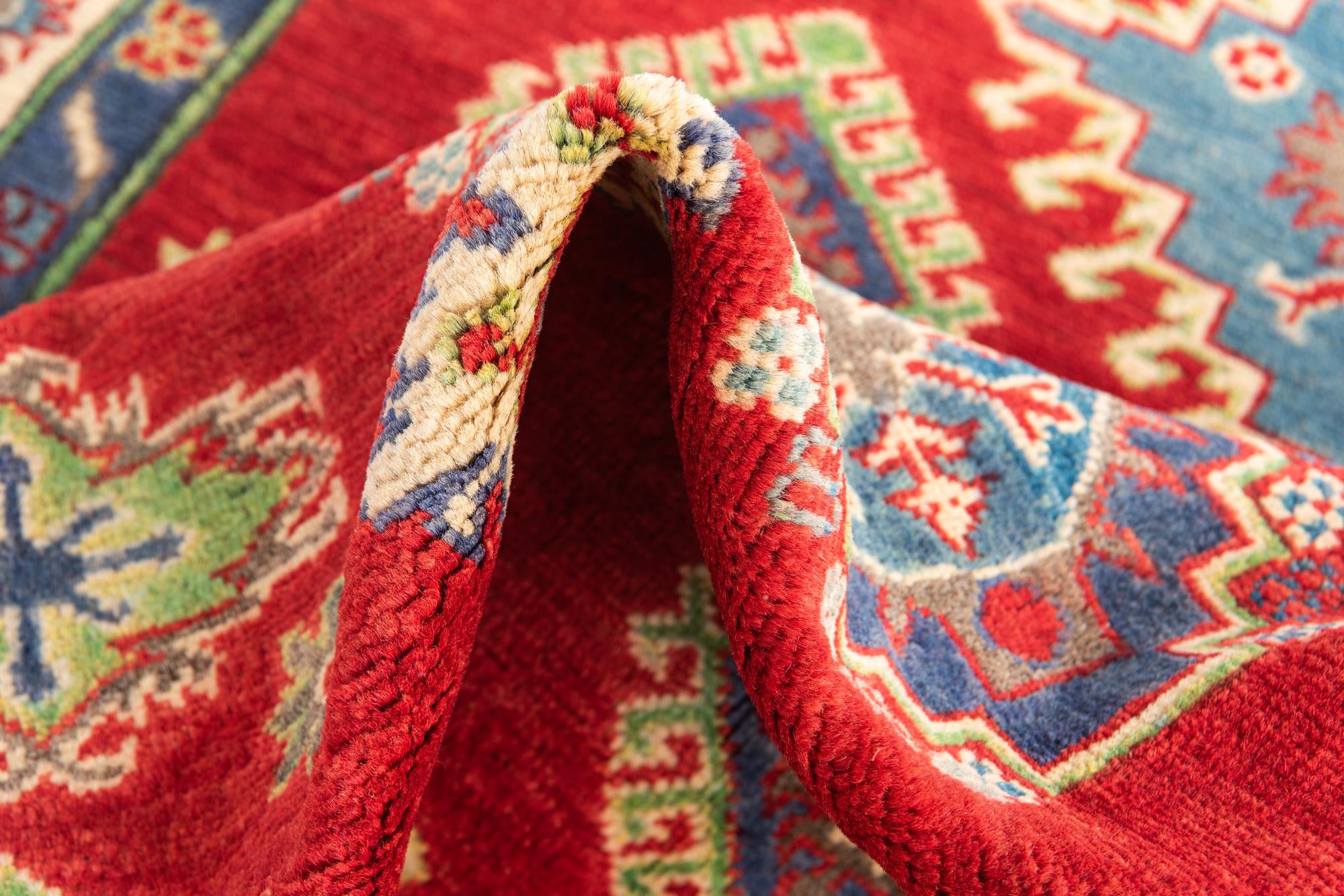 4' 1 x 5' 10 Hand Knotted Kazak Rug