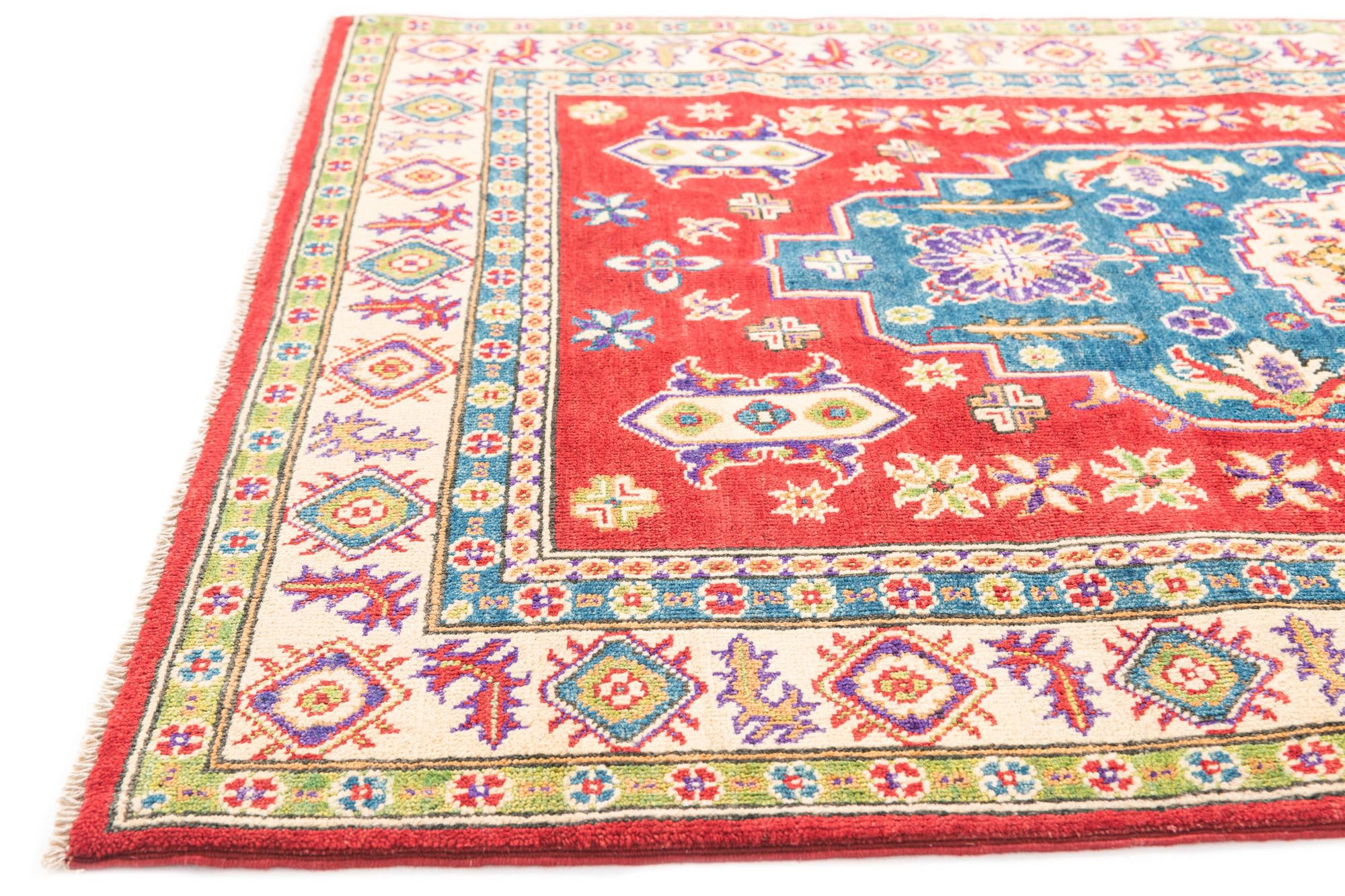 4' 1 x 6' Hand Knotted Kazak Rug