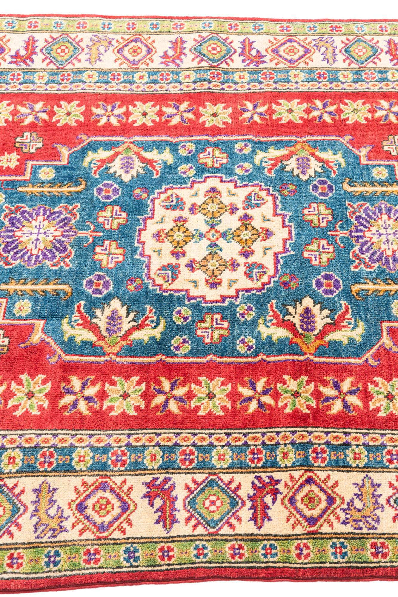 4' 1 x 6' Hand Knotted Kazak Rug