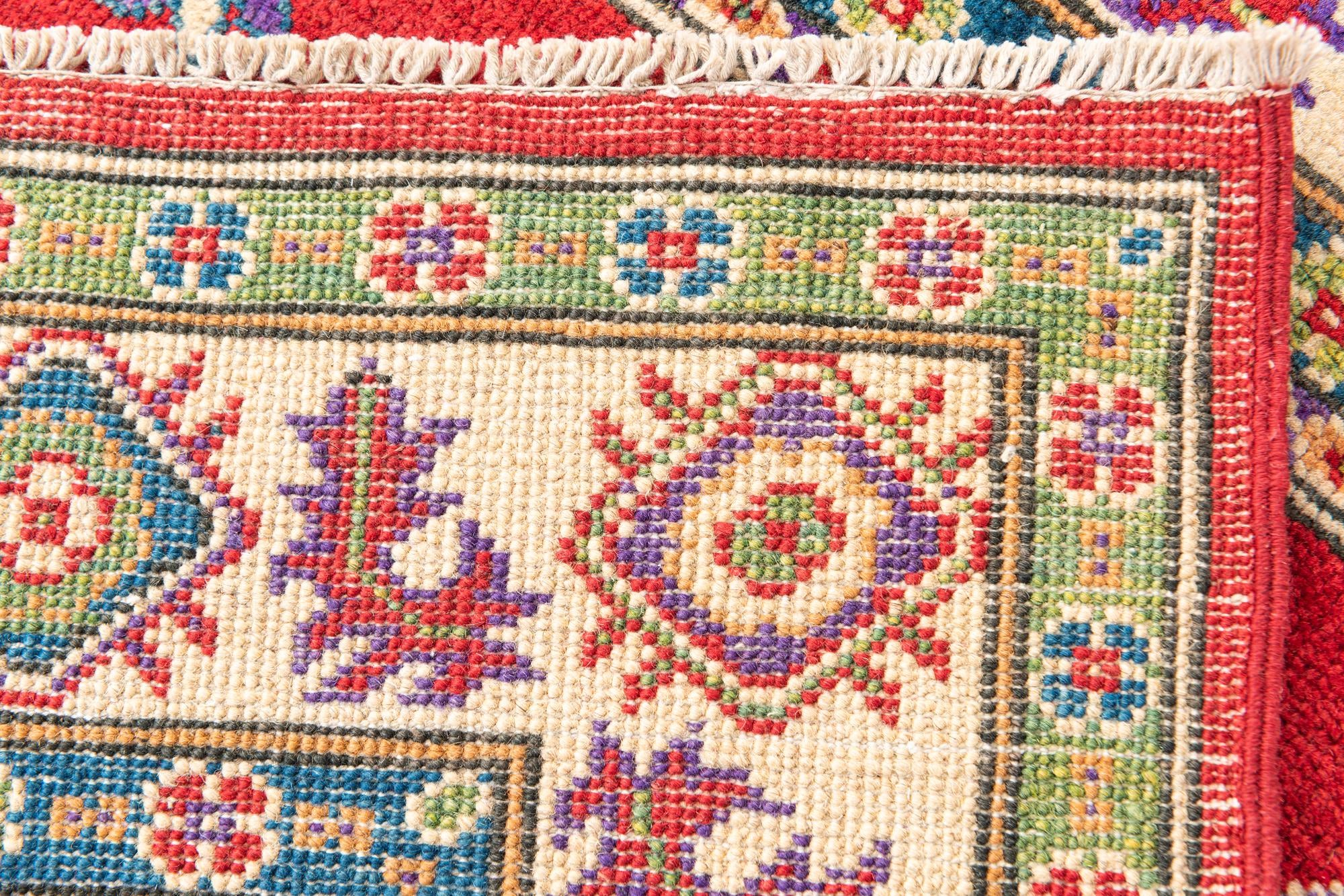 4' 1 x 6' Hand Knotted Kazak Rug