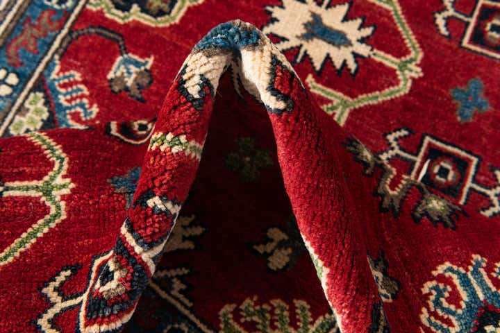 4' 2 x 6' 5 Hand Knotted Kazak Rug