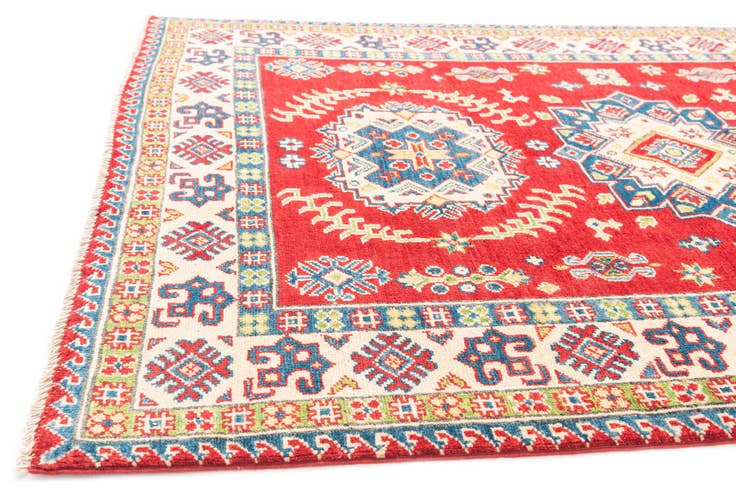 Detail image of 4' x 6' 1 Hand Knotted Kazak Rug