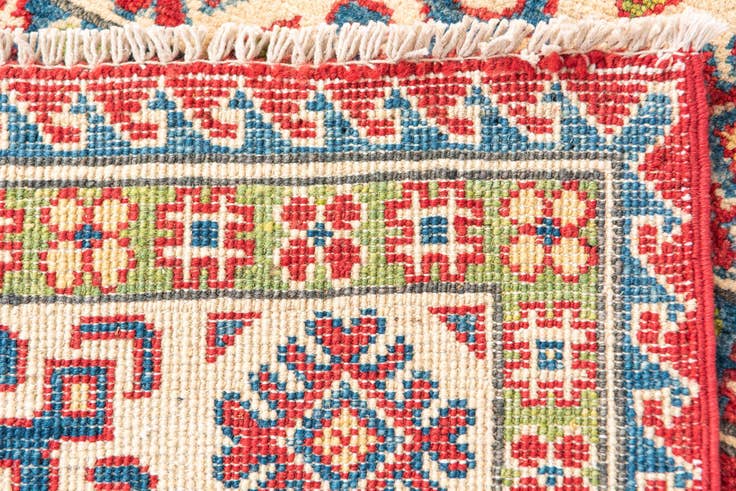 Detail image of 4' x 6' 1 Hand Knotted Kazak Rug