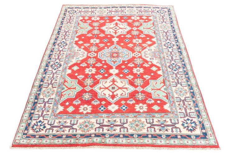 Detail image of 3' 10 x 5' 7 Hand Knotted Kazak Rug