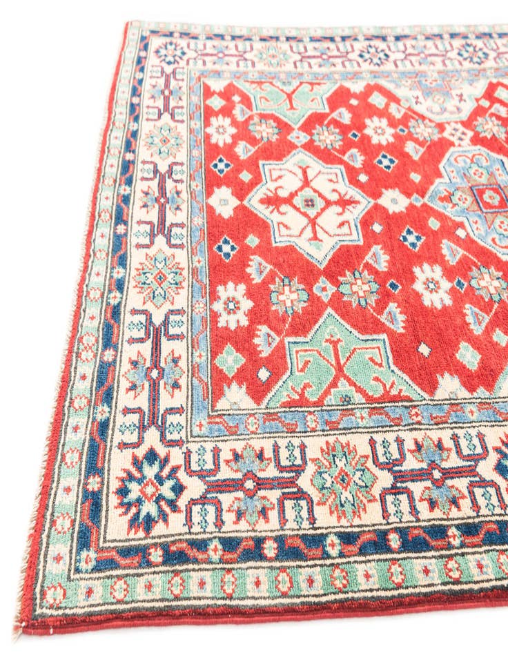 Detail image of 3' 10 x 5' 7  Hand Knotted Kazak Rug