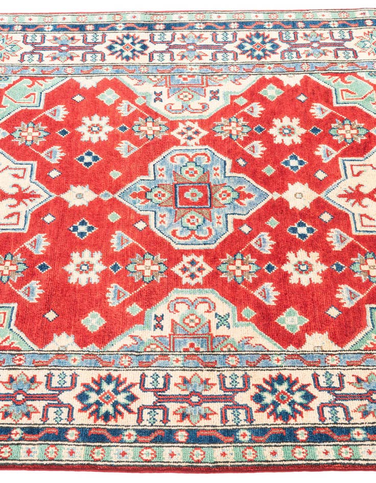 Detail image of 3' 10 x 5' 7  Hand Knotted Kazak Rug