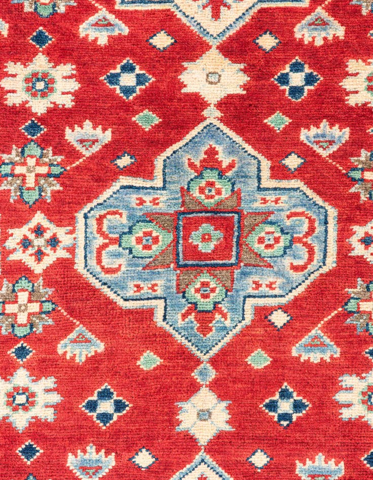 Detail image of 3' 10 x 5' 7  Hand Knotted Kazak Rug