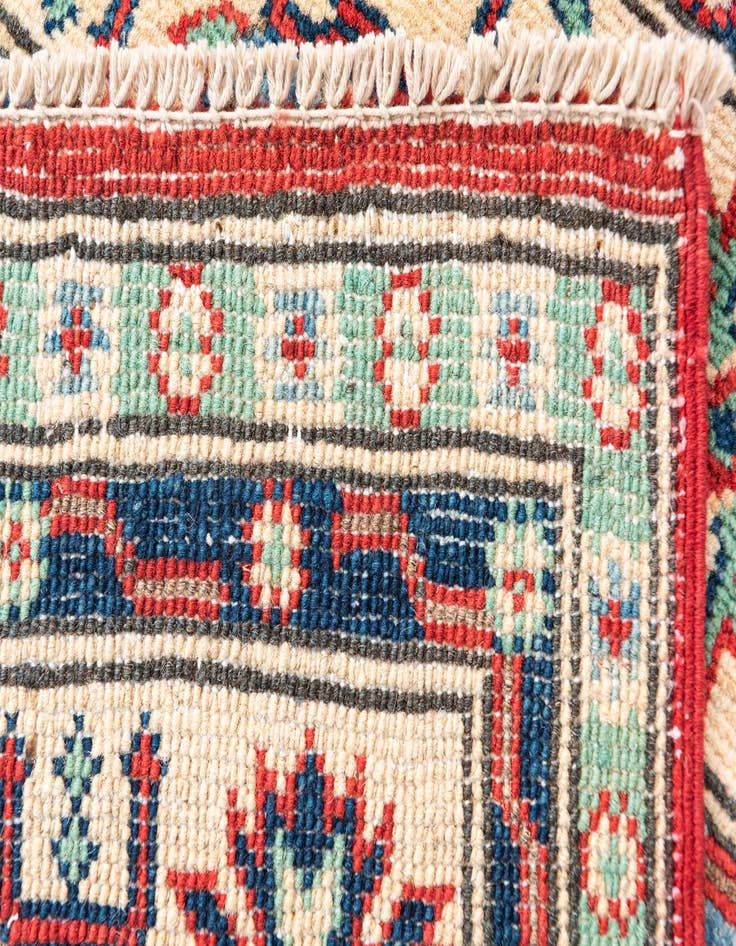 Detail image of 3' 10 x 5' 7  Hand Knotted Kazak Rug