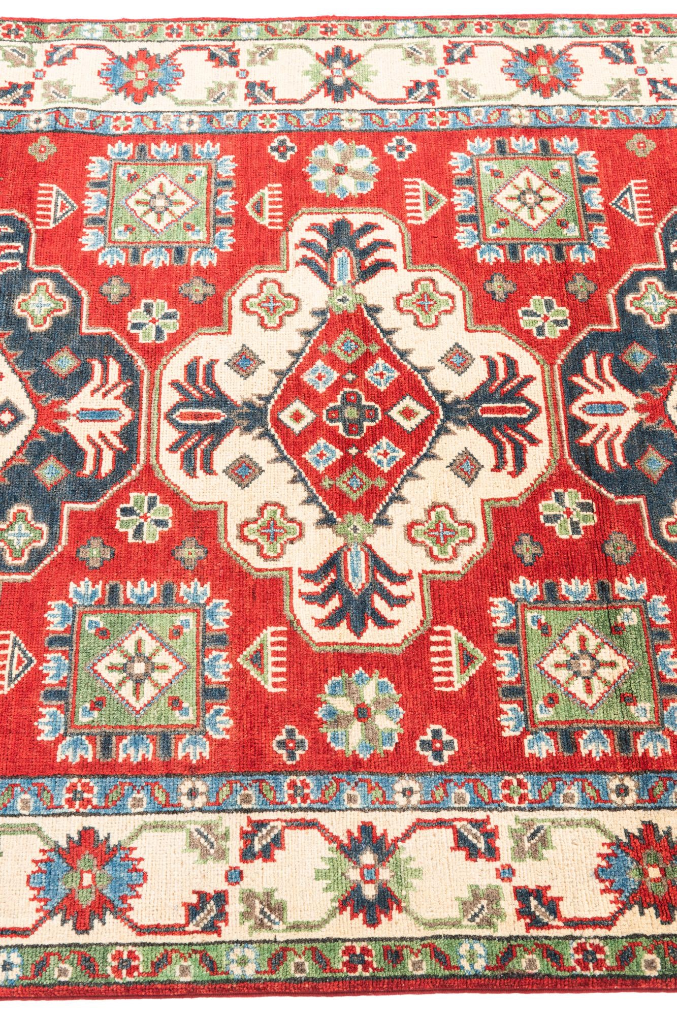 4' 1 x 6' 1 Hand Knotted Kazak Rug