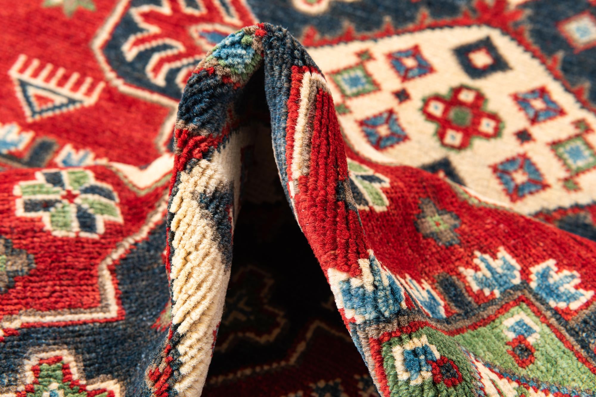 4' 1 x 6' 1 Hand Knotted Kazak Rug
