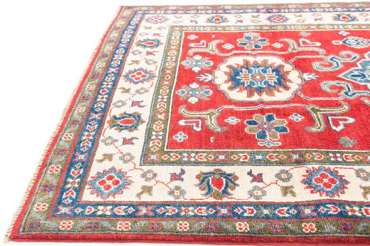 4' x 6' Hand Knotted Kazak Rug