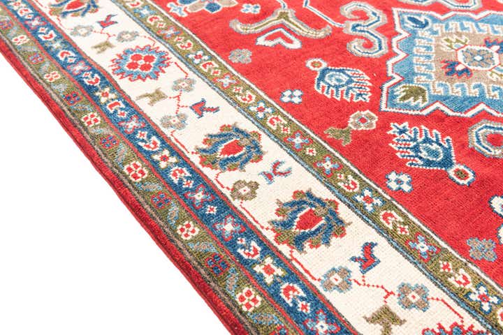 4' x 6' Hand Knotted Kazak Rug