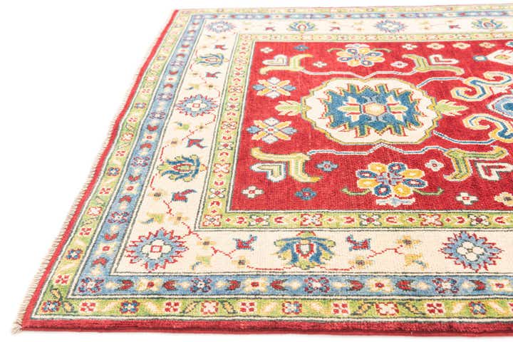 3' 10 x 6' 3 Hand Knotted Kazak Rug