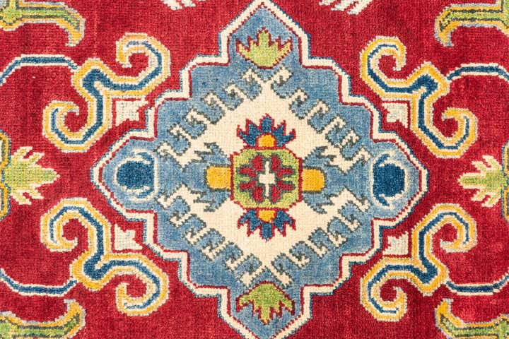 3' 10 x 6' 3 Hand Knotted Kazak Rug