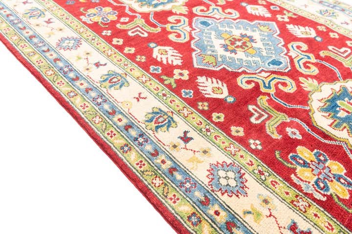 3' 10 x 6' 3 Hand Knotted Kazak Rug