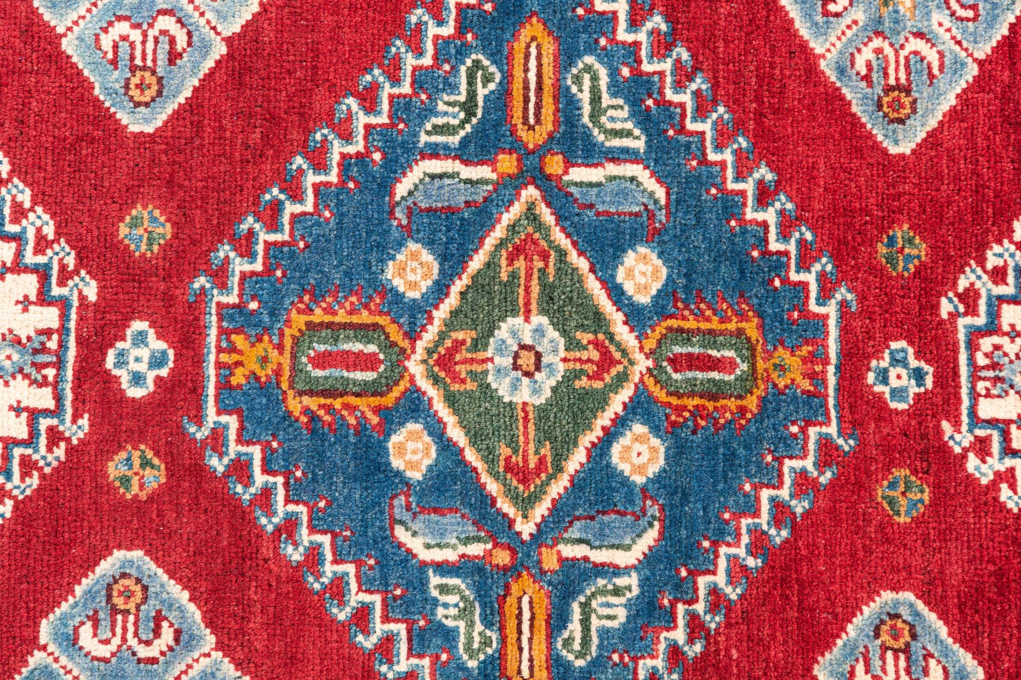 4' 1 x 6' Hand Knotted Kazak Rug