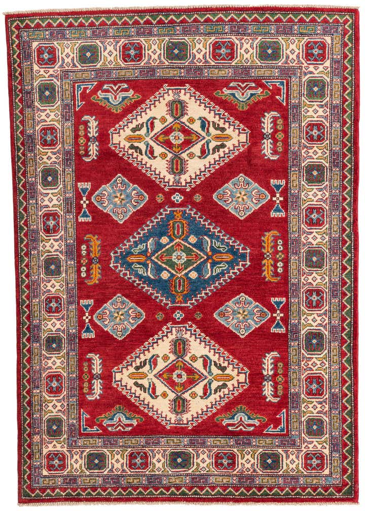 4' 1 x 6' Hand Knotted Kazak Rug