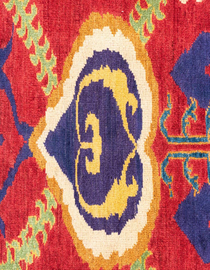Detail image of 3' 10 x 6' 1  Hand Knotted Kazak Rug