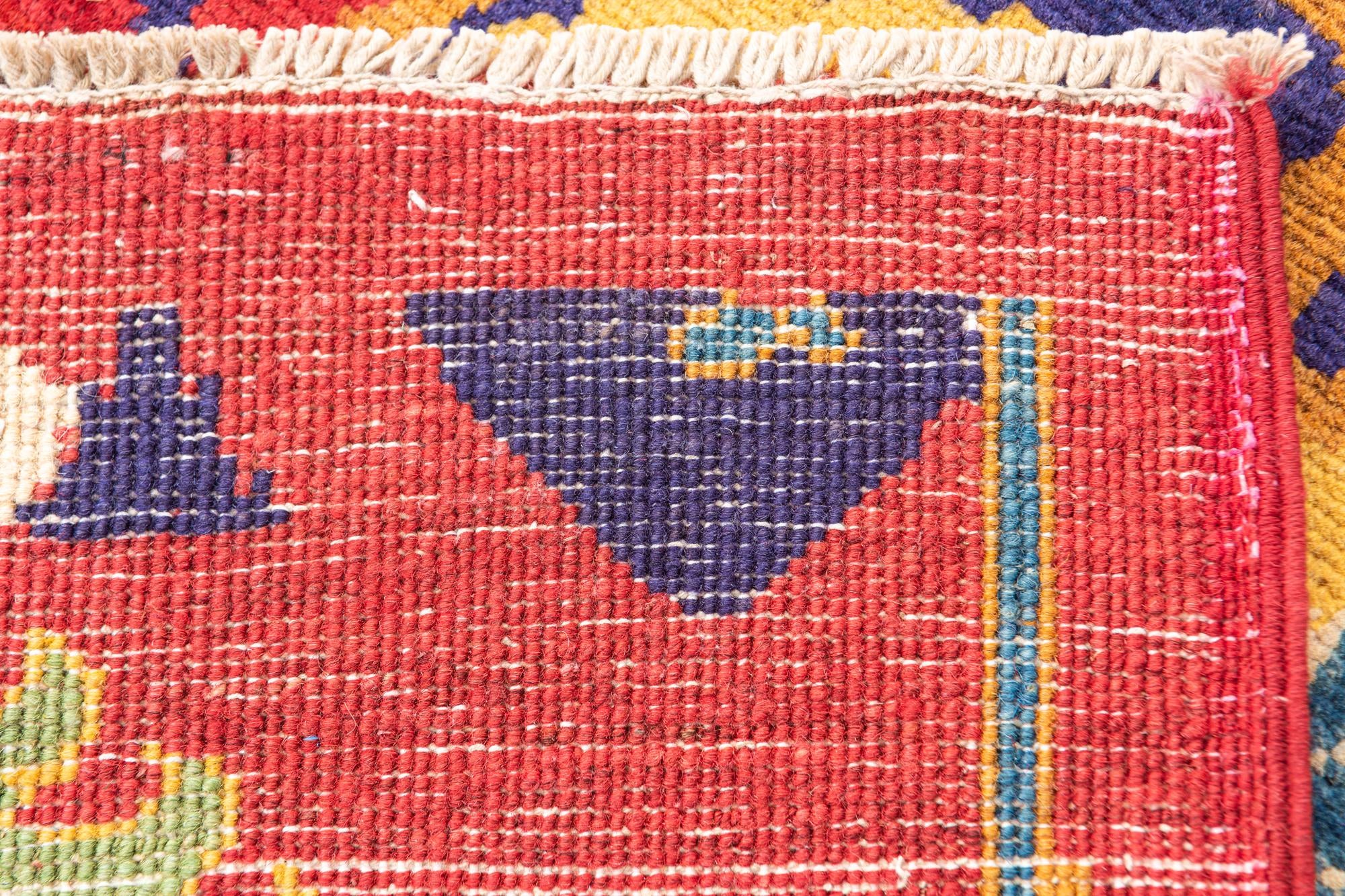 3' 10 x 6' 1 Hand Knotted Kazak Rug