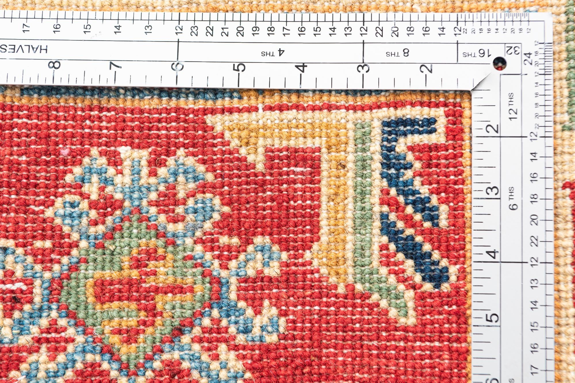 4' x 5' 10 Hand Knotted Kazak Rug