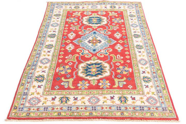 3' 10 x 6' Hand Knotted Kazak Rug