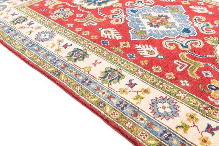 3' 10 x 6' Hand Knotted Kazak Rug