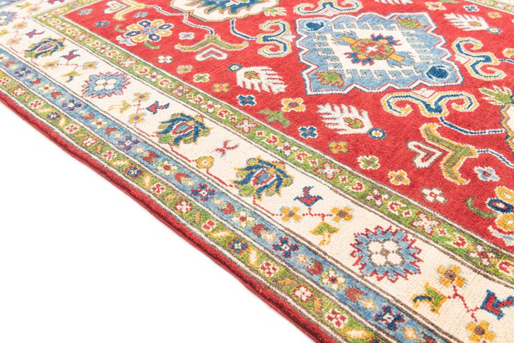 Detail image of 3' 10 x 6' Hand Knotted Kazak Rug