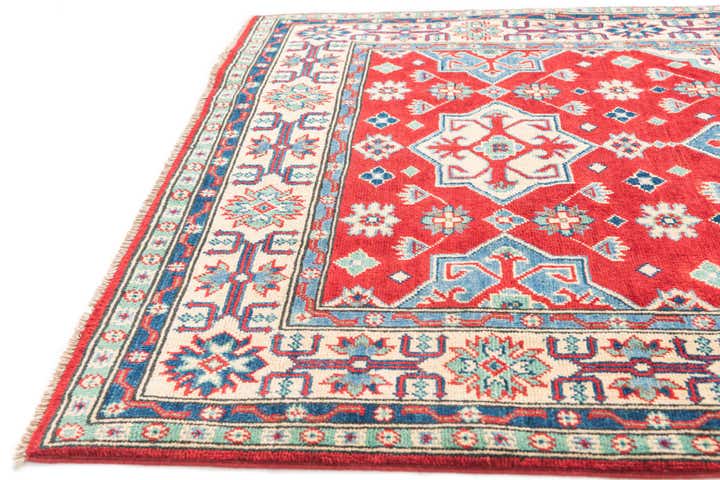 4' x 6' Hand Knotted Kazak Rug