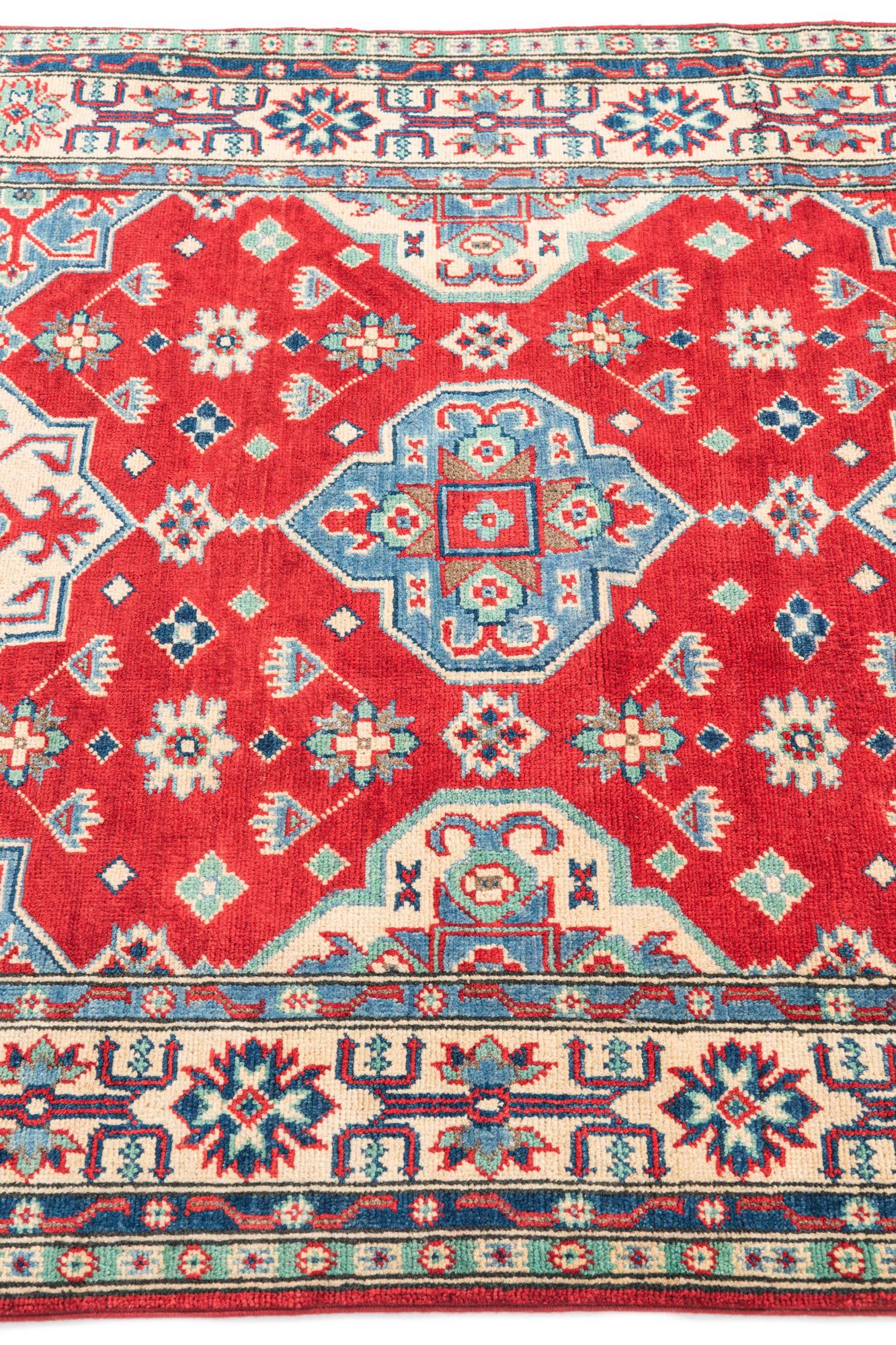 4' x 6' Hand Knotted Kazak Rug