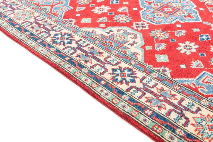 4' x 6' Hand Knotted Kazak Rug