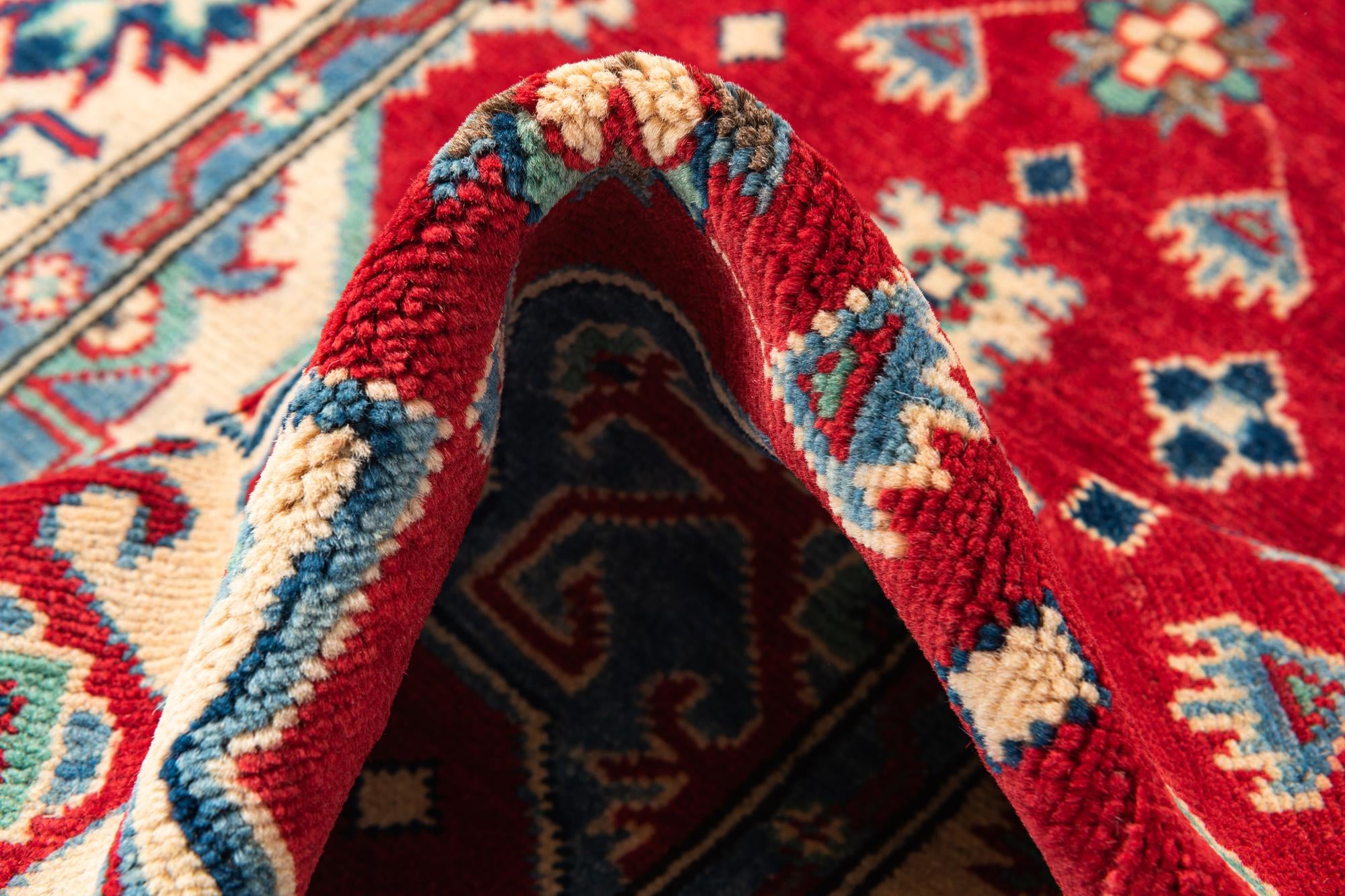 4' x 6' Hand Knotted Kazak Rug
