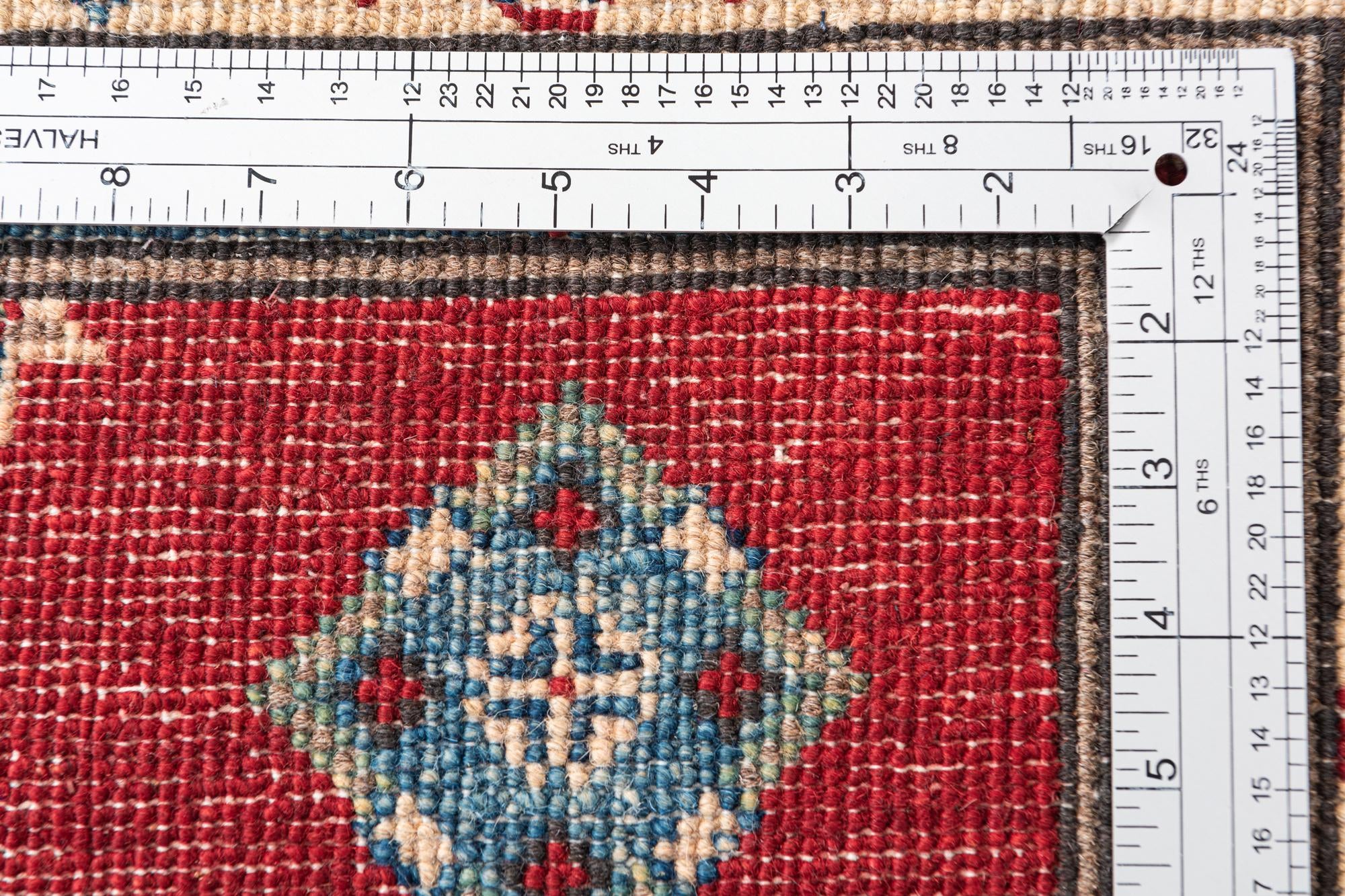 4' 1 x 6' 2 Hand Knotted Kazak Rug