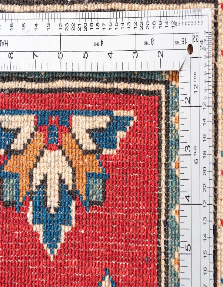 Detail image of 3' 9 x 5' 7  Hand Knotted Kazak Rug