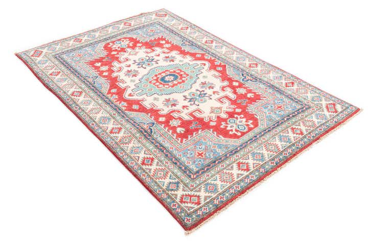 4' x 6' 1 Hand Knotted Kazak Rug