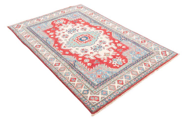 Detail image of 4' x 6' 1 Hand Knotted Kazak Rug