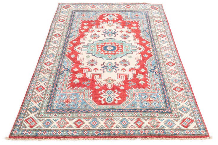 Detail image of 4' x 6' 1 Hand Knotted Kazak Rug