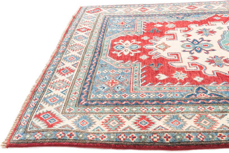 Detail image of 4' x 6' 1 Hand Knotted Kazak Rug
