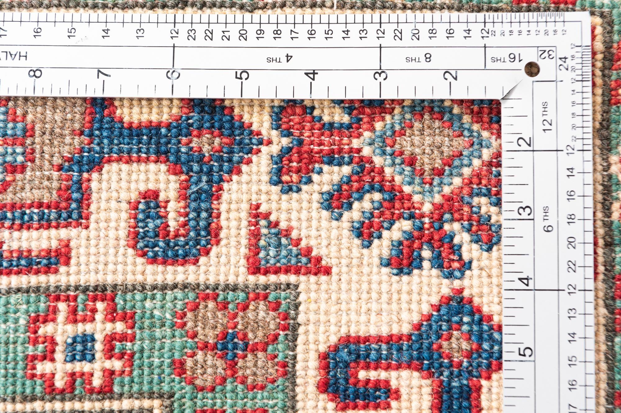 4' x 5' 10 Hand Knotted Kazak Rug