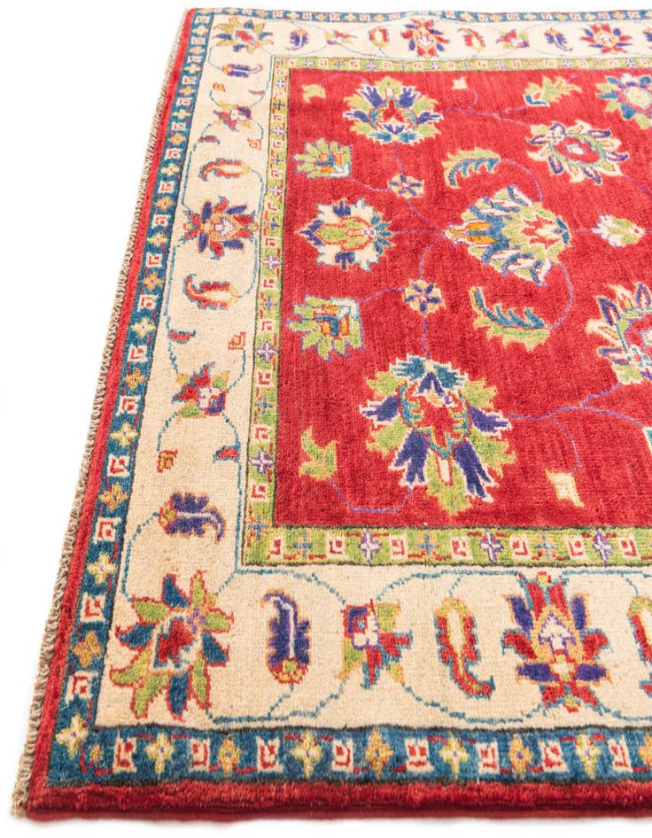 Detail image of 3' 10 x 6'  Hand Knotted Kazak Rug