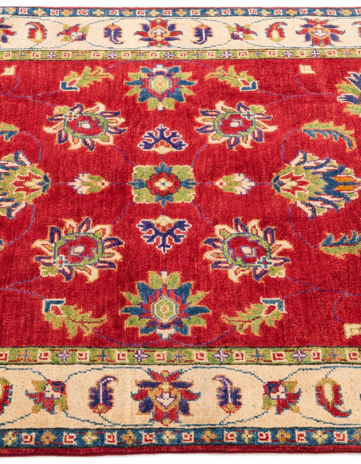 Detail image of 3' 10 x 6'  Hand Knotted Kazak Rug