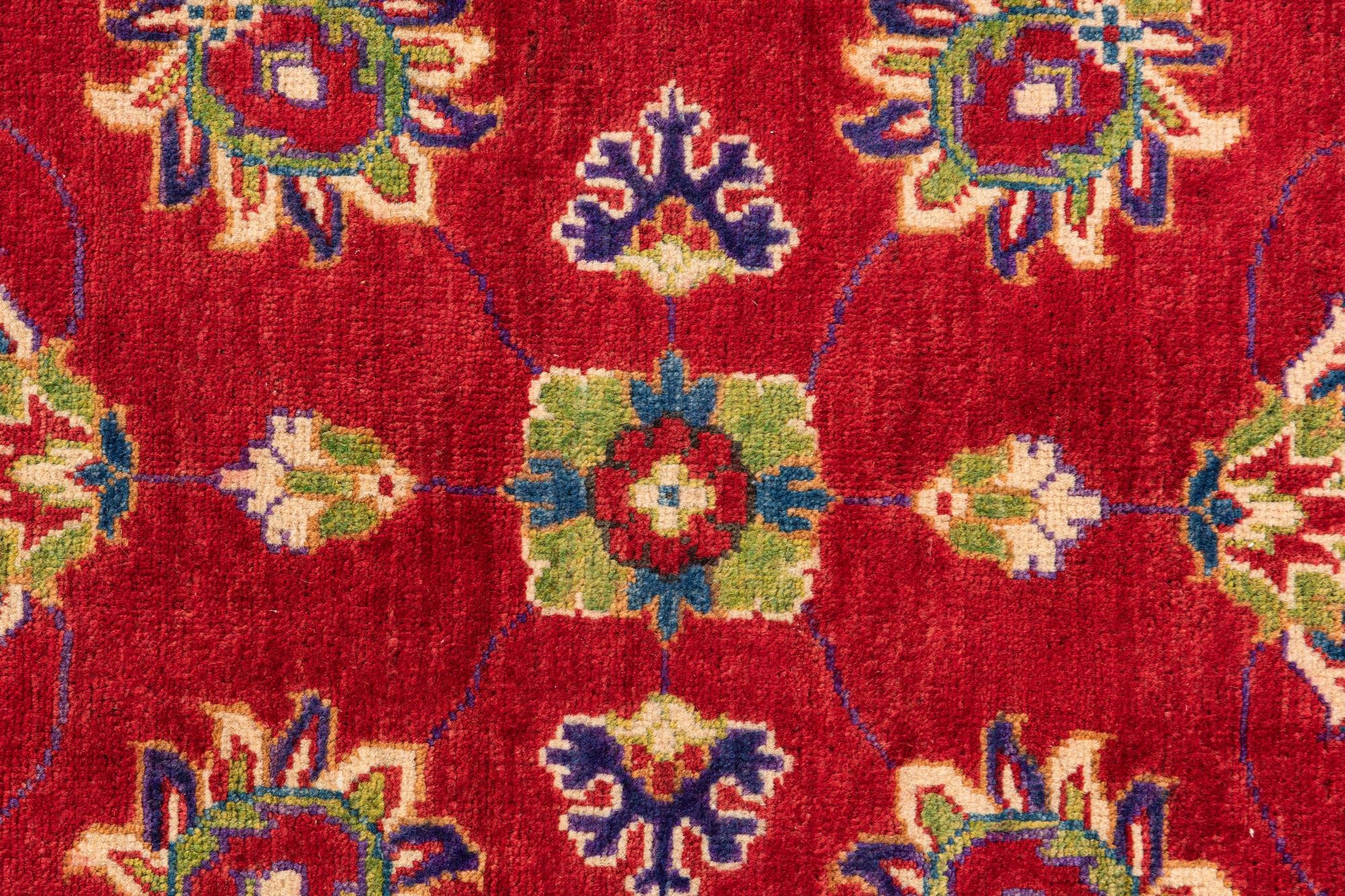 3' 10 x 6' Hand Knotted Kazak Rug